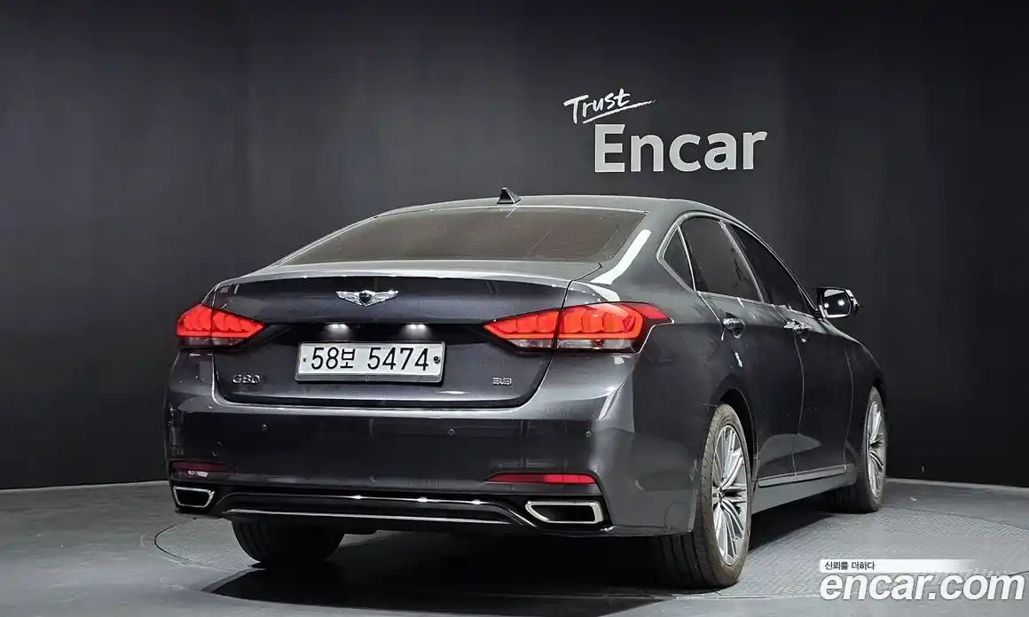Genesis G80 2018 3.3 Автомат в Москве № 23921, фото 3