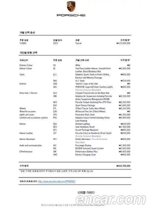 Porsche Taycan 2023 0.1 Автомат в Москве № 209200, фото 7