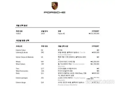 Porsche Taycan 2025 3.0 Автомат в Москве № 231095, миниатюра 7