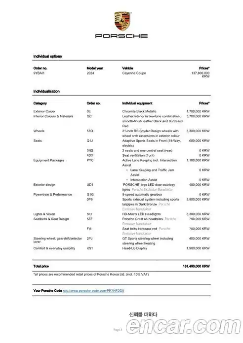 Porsche Cayenne 2024 3.0 Автомат в Москве № 143940, фото 6