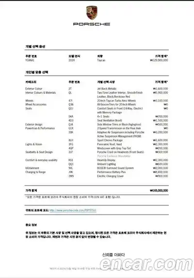 Porsche Taycan 2024 3.0 Автомат в Москве № 161879, миниатюра 7