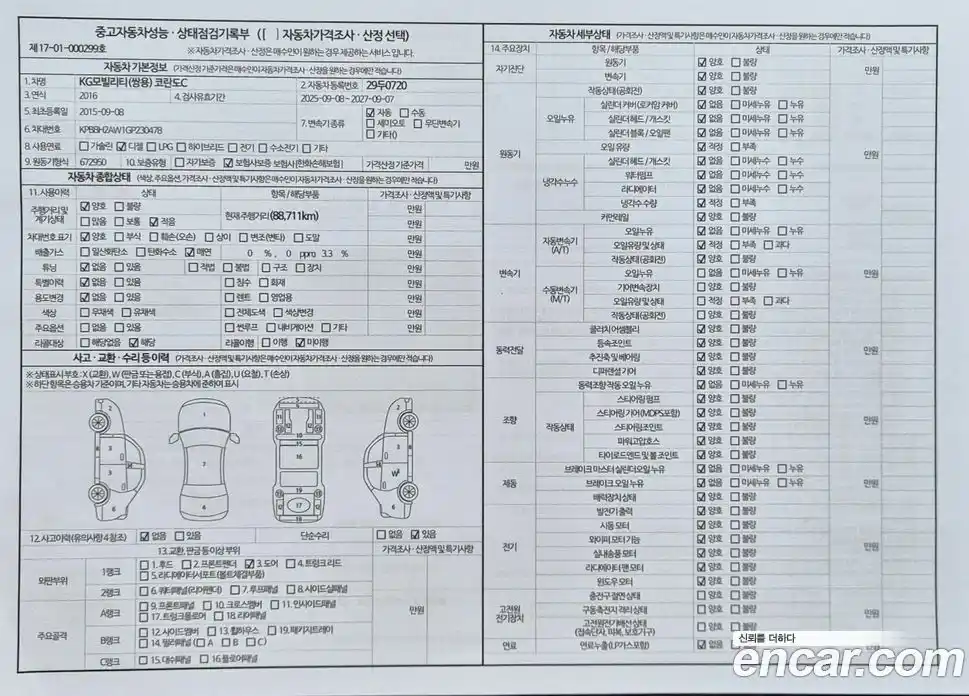 SsangYong Korando 2016 2.2 Автомат в Москве № 34701, фото 17