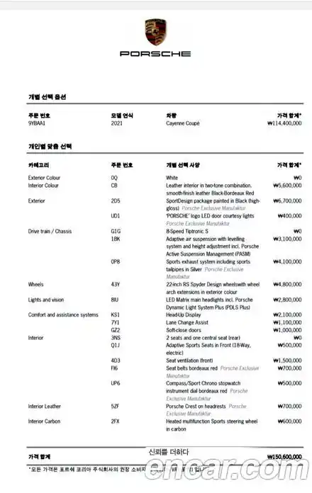 Porsche Cayenne 2021 3.0 Автомат в Москве № 165221, фото 14