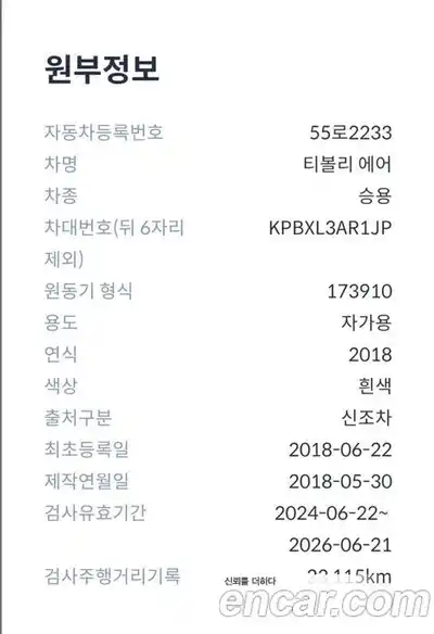 SsangYong TIBOLI 2018 1.6 Автомат в Москве № 341999, миниатюра 6