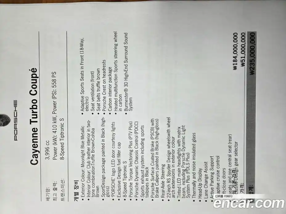 Porsche Cayenne 2021 4.0 Автомат в Москве № 294103, фото 18