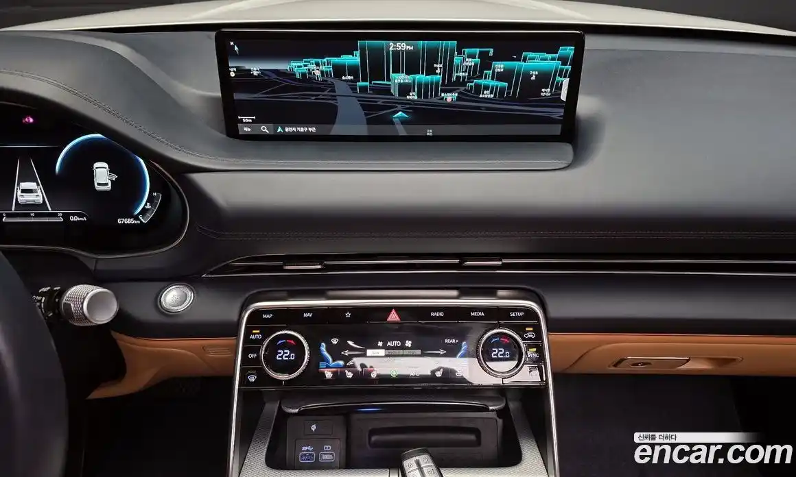 Genesis GV80 2022 3.0 Автомат в Москве № 536722, фото 15