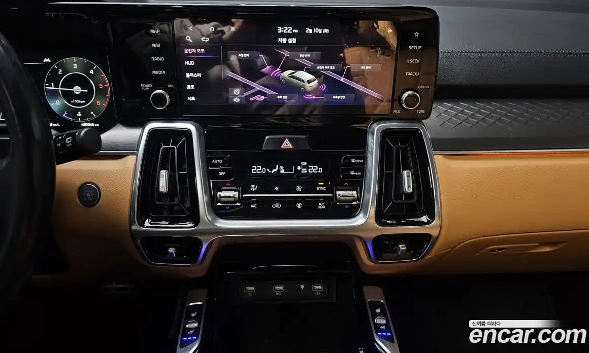 Kia Sorento 2021 2.2 Автомат в Москве № 133528, фото 14