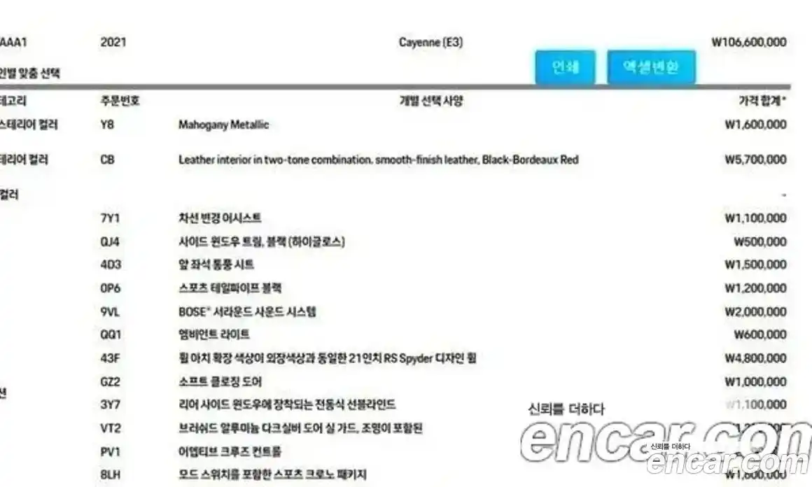 Porsche Cayenne 2021 3.0 Автомат в Москве № 165358, фото 19