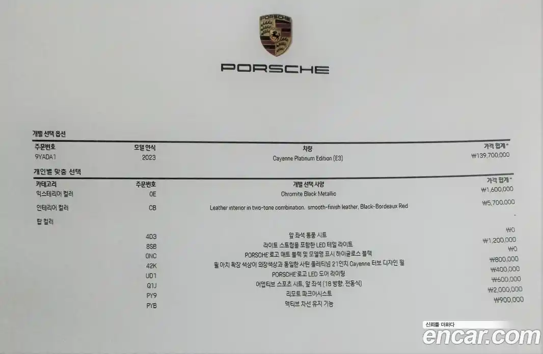 Porsche Cayenne 2023 3.0 Автомат в Москве № 165148, фото 20