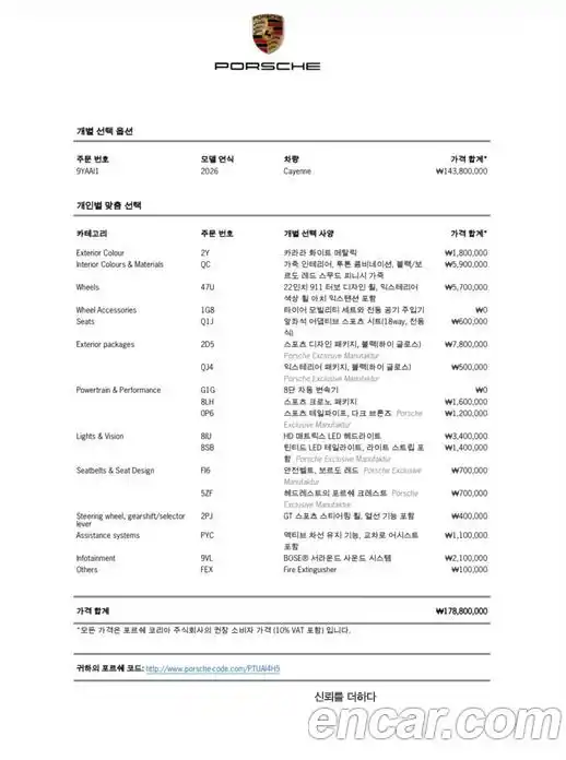 Porsche Cayenne 2026 3.0 Автомат в Москве № 197781, фото 18