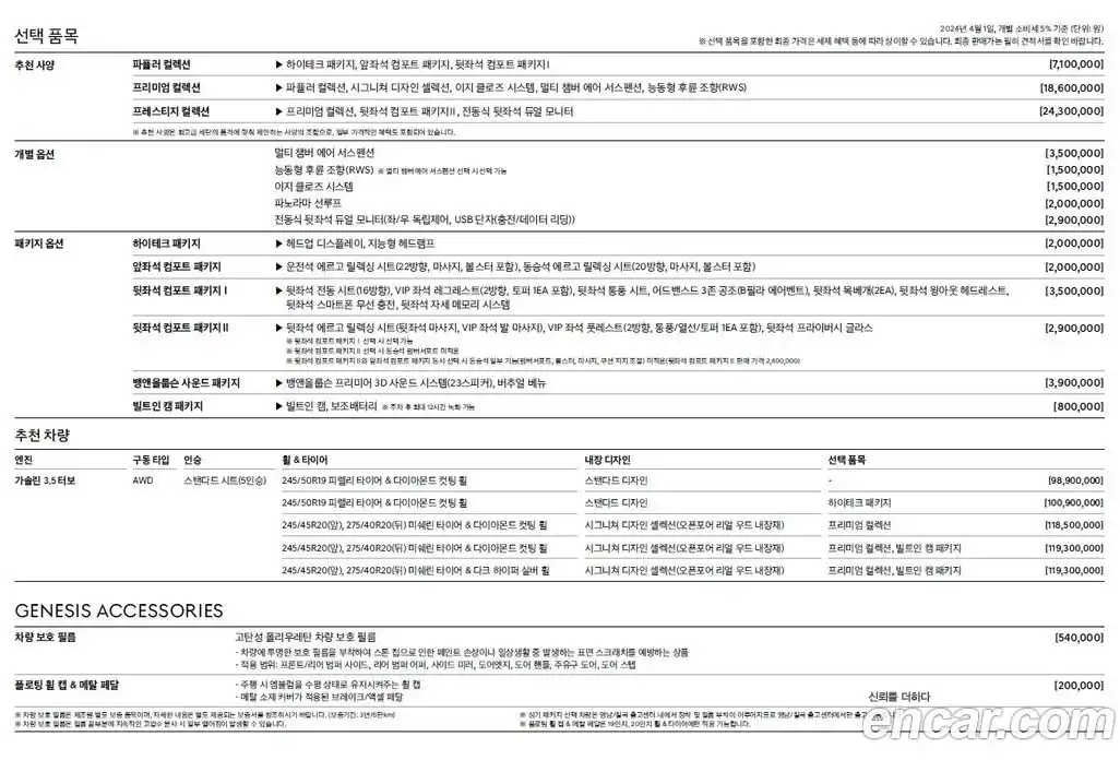 Genesis G90 2025 3.5 Автомат в Москве № 888622, фото 20