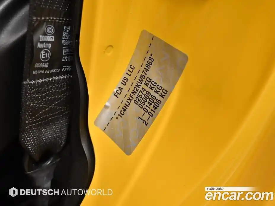 Jeep Wrangler 2019 2.0 гидро в Москве № 803074, фото 20