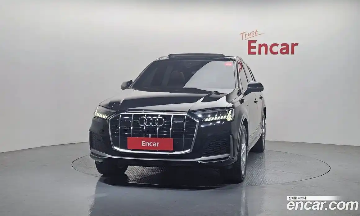 Audi Q7 2021 3.0 гидро в Москве № 312032, фото 3