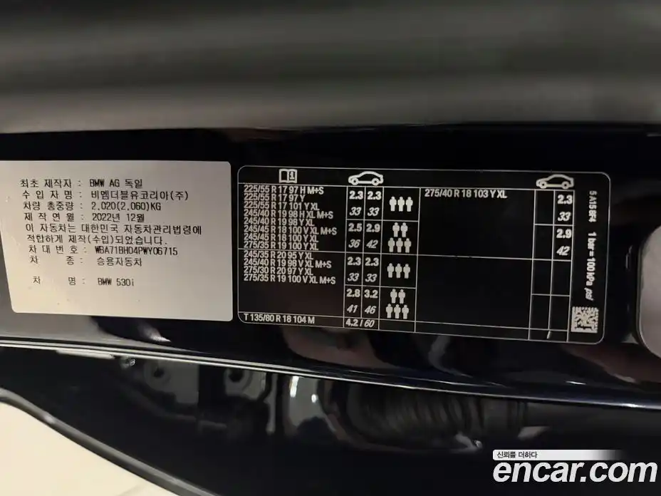BMW 5-Series 2023 2.0 гидро в Москве № 1347145, фото 20