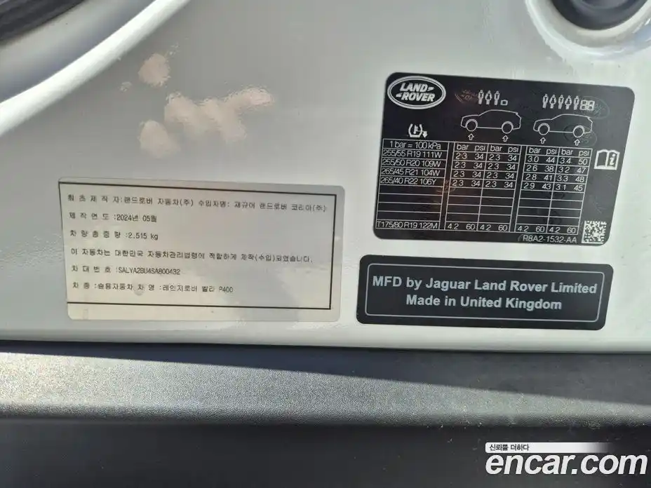 Land Rover Range-Rover Velar 2025 3.0 гидро в Москве № 1349567, фото 20
