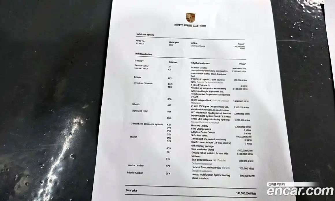 Porsche Cayenne 2022 3.0 гидро в Москве № 2058337, фото 30