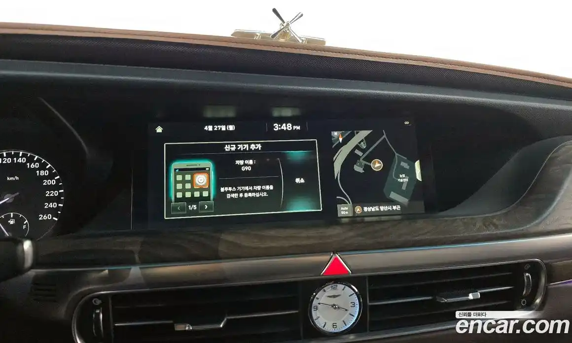 Genesis G90 2019 3.8 гидро в Москве № 2051780, фото 32