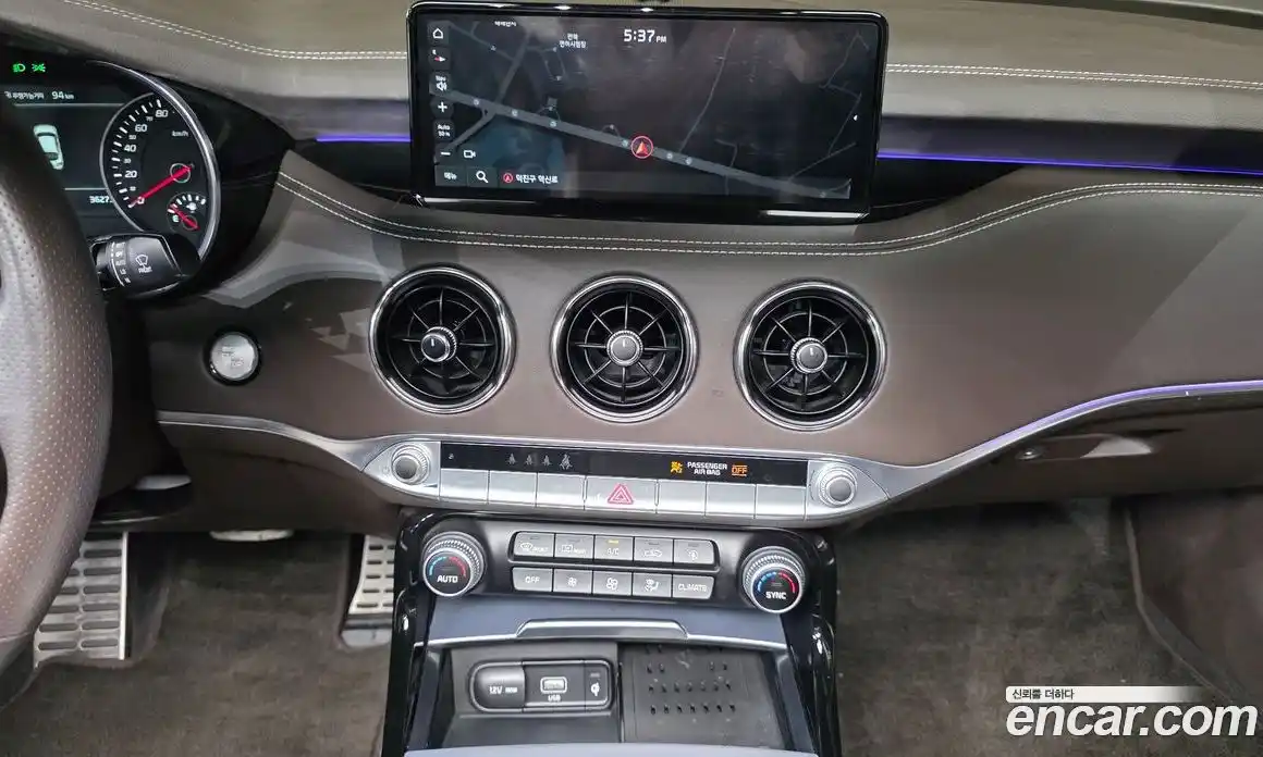 Kia Stinger 2021 2.5 гидро в Москве № 2125290, фото 20