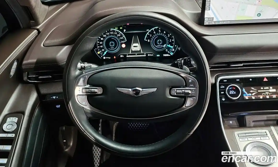 Genesis GV80 2022 2.5 гидро в Москве № 2125707, фото 13