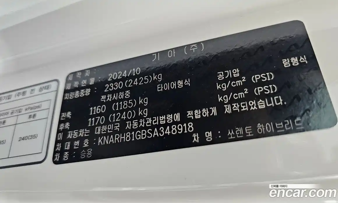 Kia Sorento 2024 1.6 гидро, фото 35