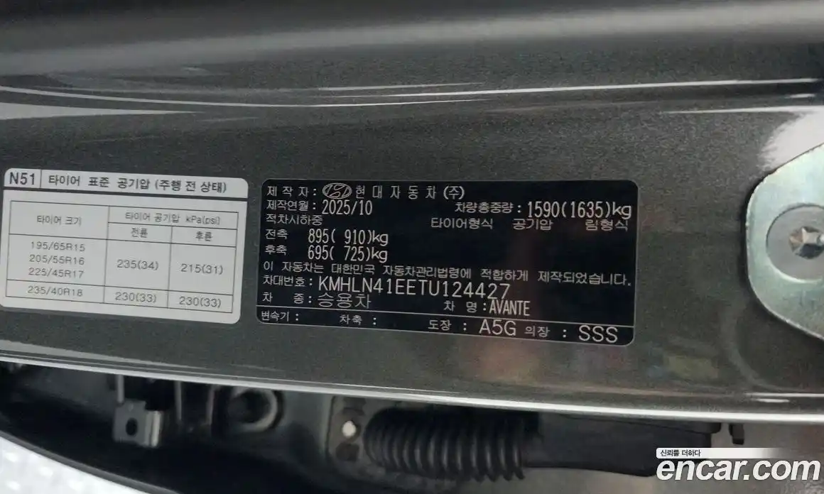 Hyundai Avante 2025 1.6 автомат (гидро), фото 24