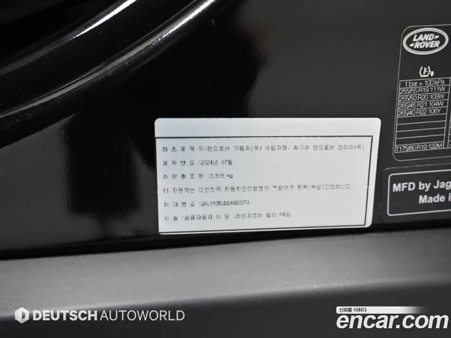 Land Rover Range Rover Velar 2025 3.0 автомат (гидро), фото 20