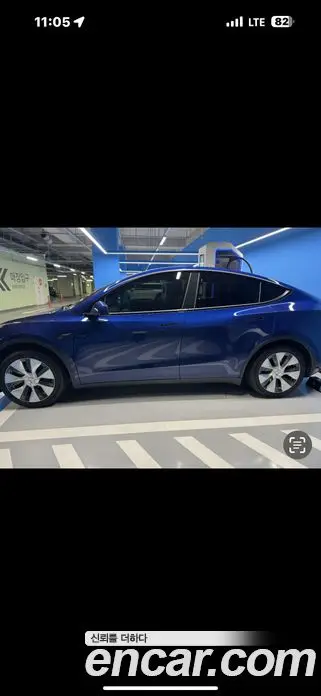 Tesla Model Y 2021 автомат (гидро), миниатюра 2