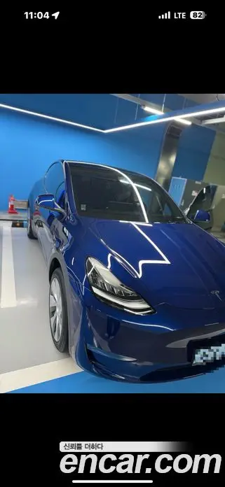 Tesla Model Y 2021 автомат (гидро), миниатюра 10
