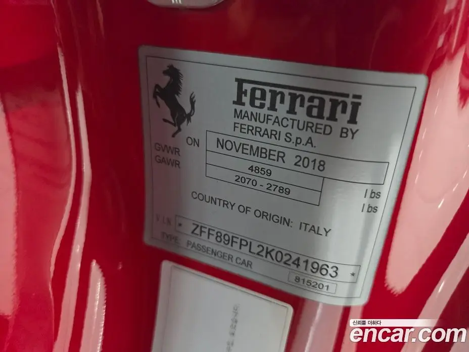 Ferrari Portofino 2018 3.9 автомат (гидро), фото 16 Ferrari Portofino 2018 3.9 автомат (гидро), фото 16