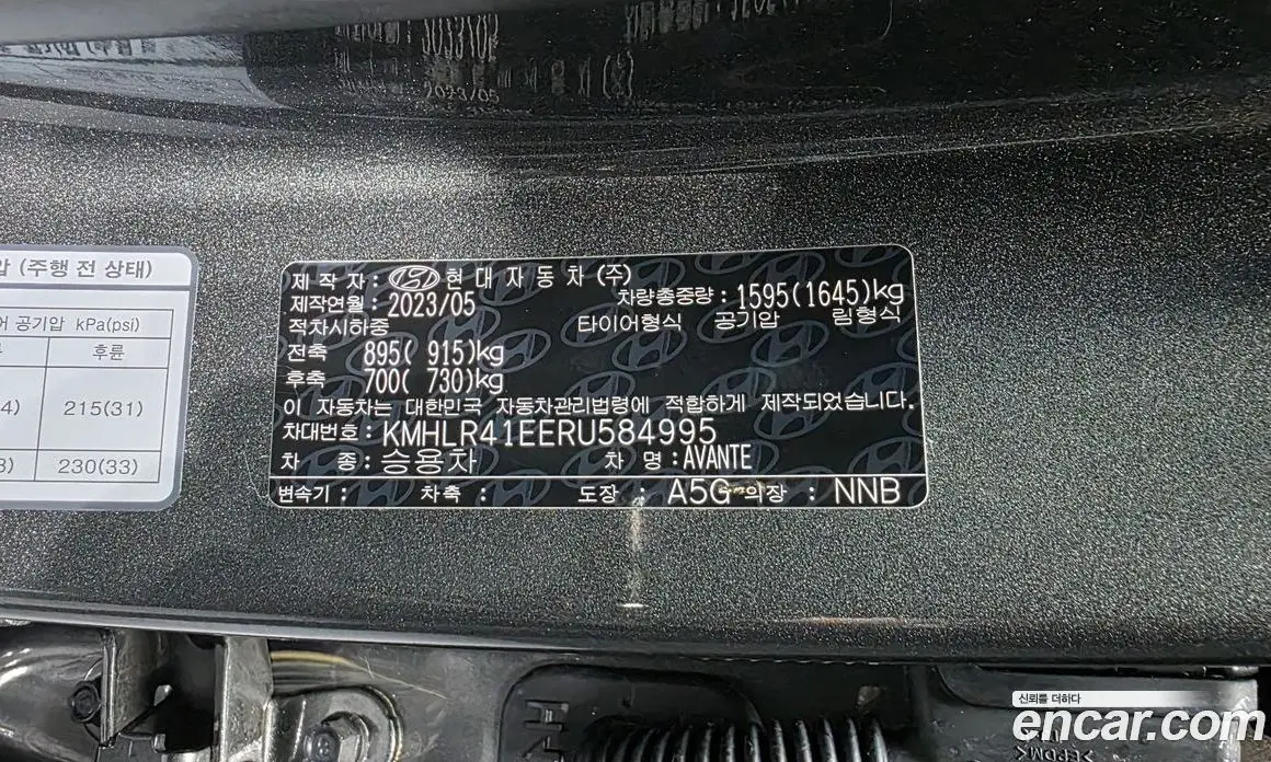 Hyundai Avante 2023 1.6 автомат (гидро), фото 25