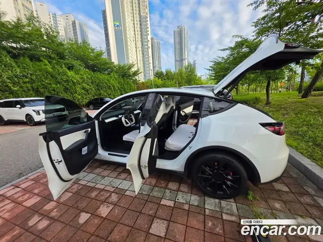 Tesla Model Y 2022 автомат (гидро), миниатюра 11