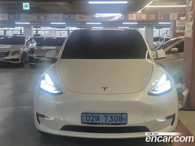 Tesla Model Y 2021 0.2 автомат (гидро), миниатюра 2