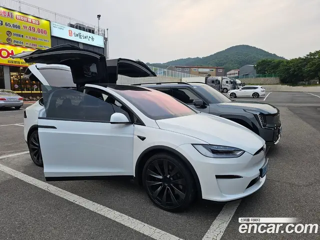 Tesla Model X 2023 автомат (гидро), миниатюра 2