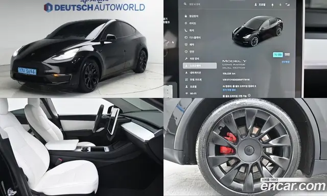 Tesla Model Y, 2021, 108 223 км