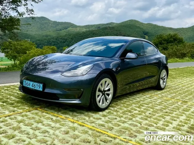 Tesla Model 3, 2021, 124 200 км