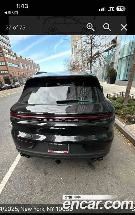 Porsche Cayenne 2025 3.0 автомат (гидро), миниатюра 4