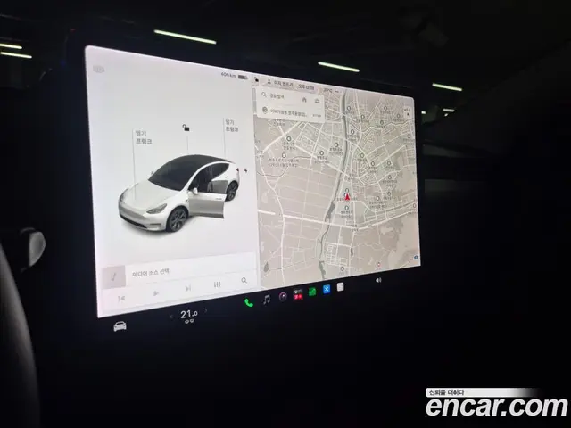 Tesla Model Y 2021 0.2 автомат (гидро), миниатюра 12