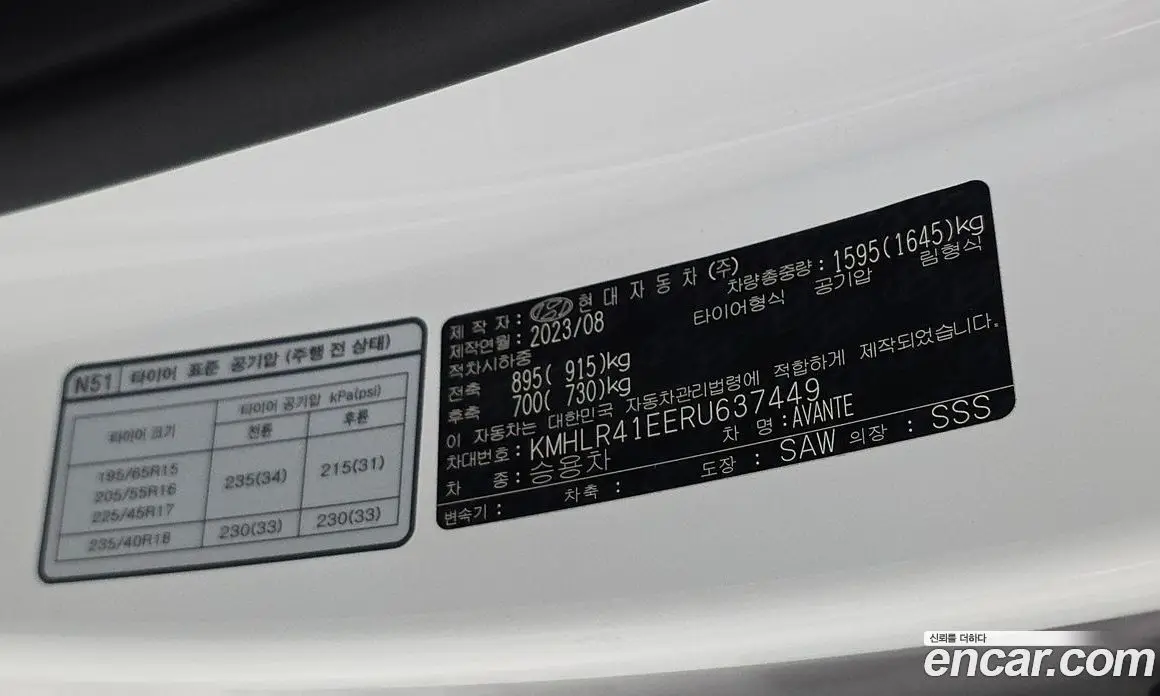Hyundai Avante 2023 1.6 автомат (гидро), фото 16
