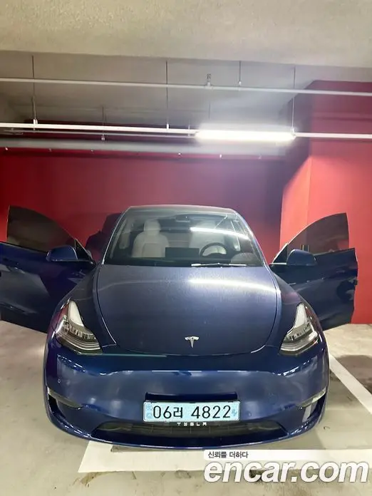 Tesla Model Y 2021 0.3 автомат (гидро), миниатюра 4