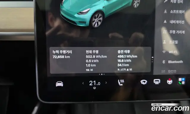 Tesla Model Y 2021 0.2 автомат (гидро), миниатюра 11