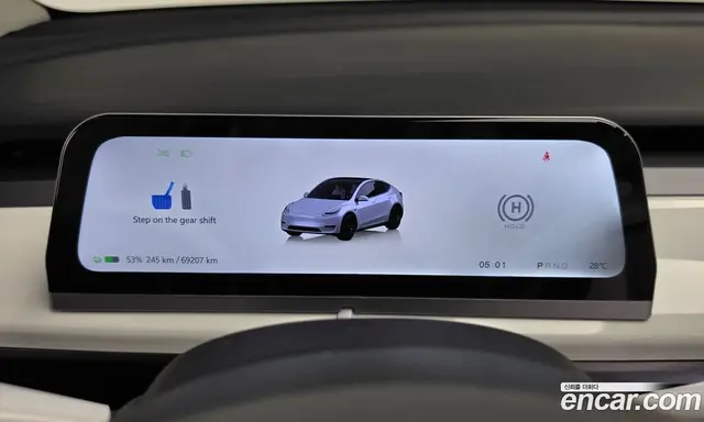 Tesla Model Y 2022 0.2 автомат (гидро), миниатюра 10